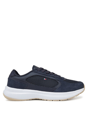 Tommy Hilfiger Сникърси Sporty Runner FW0FW08644 Тъмносин - Mera.bg