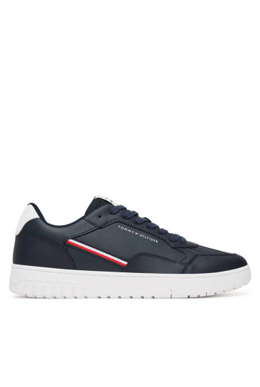 Tommy Hilfiger Сникърси Th Basket Core Stripes FM0FM05631 Тъмносин - Mera.bg