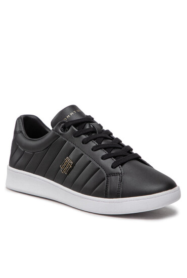 Tommy Hilfiger Сникърси Th Bio Court Sneaker Classic FW0FW06802 Black BDS - Mera.bg