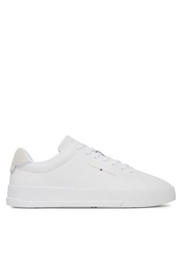 Tommy Hilfiger Сникърси Th Court Lth Detail Ess FM0FM05367 Бял - Mera.bg