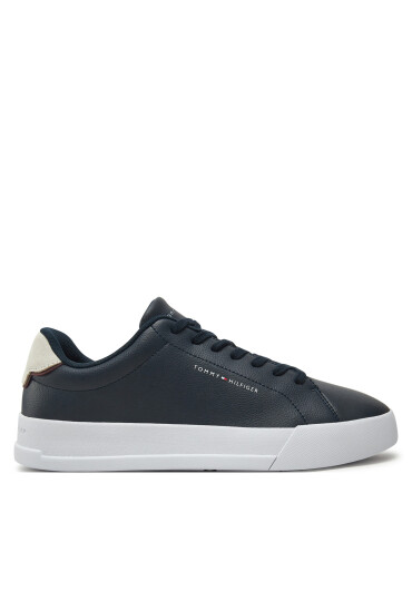 Tommy Hilfiger Сникърси Th Court Lth Detail Ess FM0FM05367 Тъмносин - Mera.bg