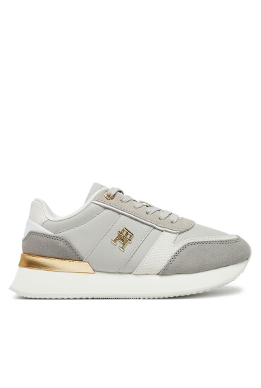 Tommy Hilfiger Сникърси Th Fashion Runner FW0FW08475 Сив - Mera.bg