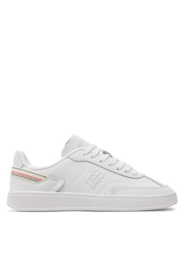 Tommy Hilfiger Сникърси Th Heritage Court Sneaker Strps FW0FW08284 Бял - Mera.bg