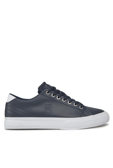 Tommy Hilfiger Сникърси Th Hi Vulc Street Low Lth Ess FM0FM04896 Син - Mera.bg
