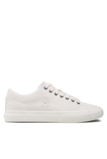 Tommy Hilfiger Сникърси Th Hi Vulc Street Low Veg Dyes FM0FM04422 Weathered White AC0 - Mera.bg