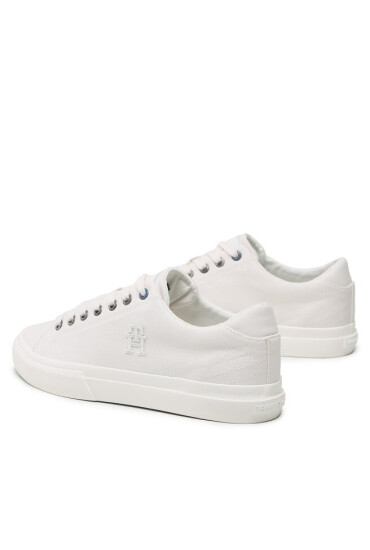 Tommy Hilfiger Сникърси Th Hi Vulc Street Low Veg Dyes FM0FM04422 Weathered White AC0 - Mera.bg