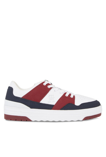 Tommy Hilfiger Сникърси Th Lo Basket Sneaker FW0FW07309 Син - Mera.bg