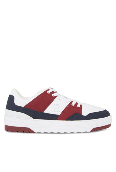 Tommy Hilfiger Сникърси Th Lo Basket Sneaker FW0FW07309 Син - Mera.bg