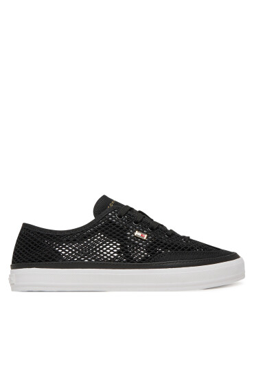 Tommy Hilfiger Сникърси Th Open Mesh Vulc Sneaker FW0FW08684 Черен - Mera.bg