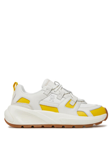 Tommy Hilfiger Сникърси Th Premium Runner Mix FW0FW07651 Бял - Mera.bg