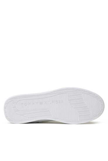 Tommy Hilfiger Сникърси Th Woven Basket Sneaker FW0FW07289 Бял - Mera.bg