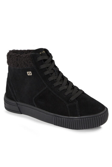 Tommy Hilfiger Сникърси Vulc Suede Sneaker Hi FW0FW07549 Black BDS - Mera.bg