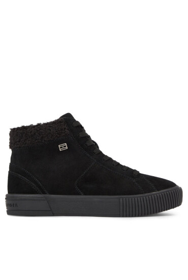 Tommy Hilfiger Сникърси Vulc Suede Sneaker Hi FW0FW07549 Black BDS - Mera.bg