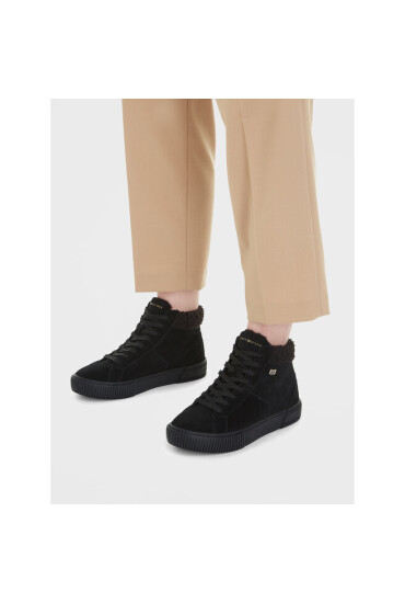 Tommy Hilfiger Сникърси Vulc Suede Sneaker Hi FW0FW07549 Black BDS - Mera.bg