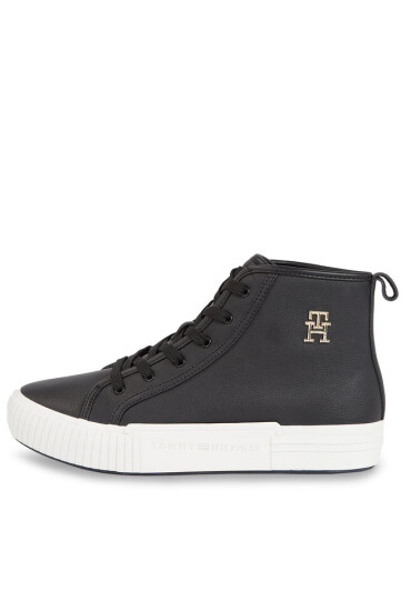 Tommy Hilfiger Сникърси Vulc Th Leather Sneaker Hi FW0FW07550 Black BDS - Mera.bg