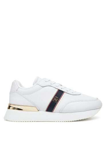 Tommy Hilfiger Сникърси Webbing Runner FW0FW08904 Бял - Mera.bg