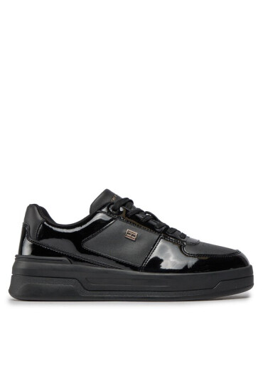 Tommy Hilfiger Сникърси Womens Basket Patent FW0FW07866 Black BDS - Mera.bg