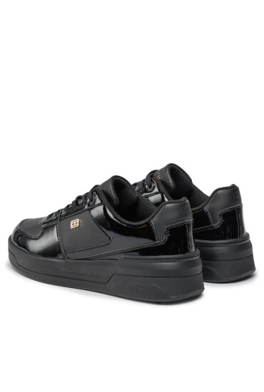 Tommy Hilfiger Сникърси Womens Basket Patent FW0FW07866 Black BDS - Mera.bg