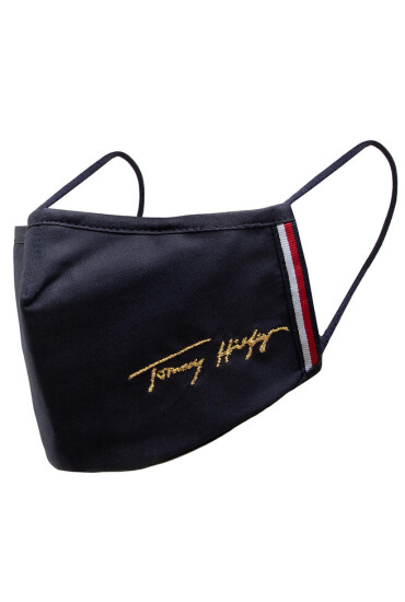 Tommy Hilfiger Текстилна маска Spww Seasonal Face Cover AW0AW102950 BLU - Mera.bg