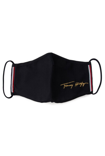 Tommy Hilfiger Текстилна маска Spww Seasonal Face Cover AW0AW102950 BLU - Mera.bg