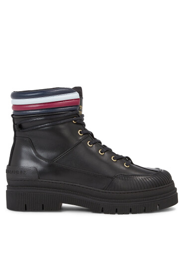 Tommy Hilfiger Туристически oбувки Corporate Feminine Outdoor Boot FW0FW07501 Черен - Mera.bg
