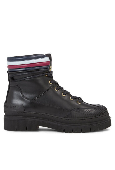 Tommy Hilfiger Туристически oбувки Corporate Feminine Outdoor Boot FW0FW07501 Черен - Mera.bg