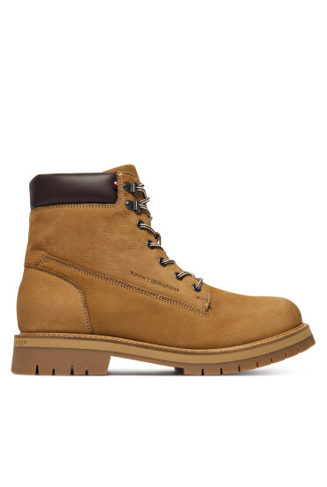 Tommy Hilfiger Туристически oбувки Flex Th Outdoor W Nbk Boot FM0FM05563 Кафяв - Mera.bg