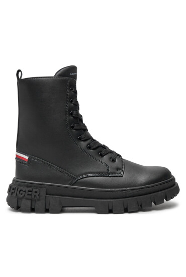 Tommy Hilfiger Туристически oбувки Lace-Up Bootie T3A5-33600-1351 S Черен - Mera.bg