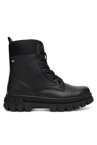Tommy Hilfiger Туристически oбувки Lace-Up Bootie T3A5-34046-1695 D Черен - Mera.bg