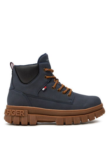 Tommy Hilfiger Туристически oбувки T3X5-33706-1269800 S Тъмносин - Mera.bg
