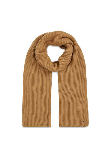 Tommy Hilfiger Зимен шал Essential Flag Scarf AW0AW15348 Бежов - Mera.bg