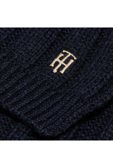 Tommy Hilfiger Зимен шал Th Timeless Scarf AW0AW13898 Тъмносин - Mera.bg
