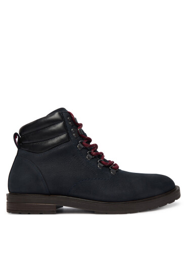 Tommy Hilfiger Зимни обувки Cleated Hilfiger Wrm Hook Boot FM0FM05699 Тъмносин - Mera.bg
