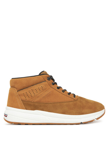Tommy Hilfiger Зимни обувки Hilfiger W Nbk Sde Hybrid Boot FM0FM05609 Каки - Mera.bg