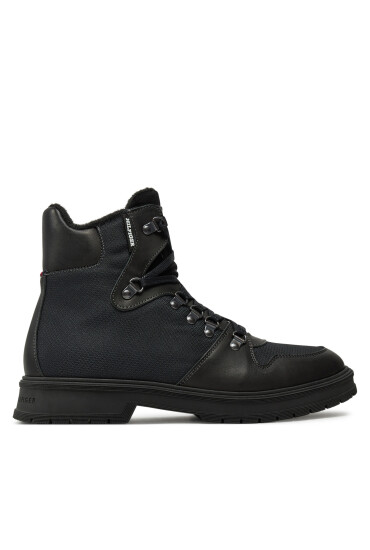 Tommy Hilfiger Зимни обувки Hilfiger Warm Cordura Mix Boot FM0FM05180 Черен - Mera.bg