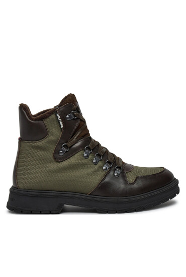Tommy Hilfiger Зимни обувки Hilfiger Warm Cordura Mix Boot FM0FM05180 Зелен - Mera.bg