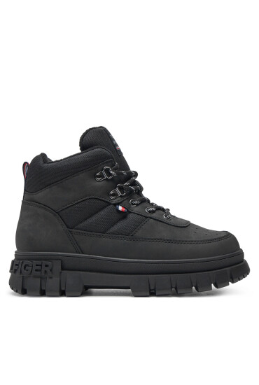 Tommy Hilfiger Зимни обувки Lace-Up Bootie T3X5-33707-1492 S Черен - Mera.bg