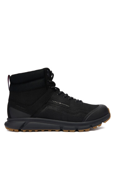 Tommy Hilfiger Зимни обувки Outdoor Runner Hi Wpm FM0FM05575 Черен - Mera.bg