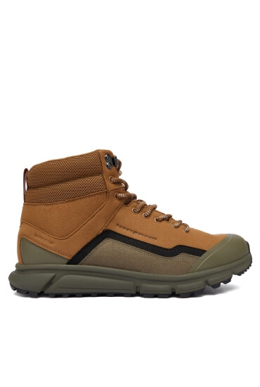 Tommy Hilfiger Зимни обувки Outdoor Runner Hi Wpm FM0FM05575 Кафяв - Mera.bg