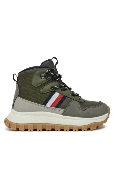 Tommy Hilfiger Зимни обувки T3B9-33680-1696A M Зелен - Mera.bg