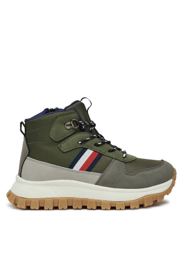 Tommy Hilfiger Зимни обувки T3B9-33680-1696A S Зелен - Mera.bg