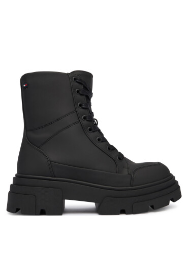 Tommy Hilfiger Зимни обувки Tommytech Water Repellent Laceup FW0FW09161 Черен - Mera.bg