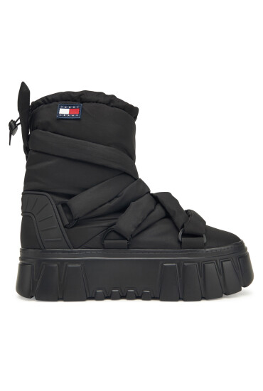 Tommy Jeans Апрески Tjw Chunky Snow Boot Nylon EN0EN02842 Черен - Mera.bg