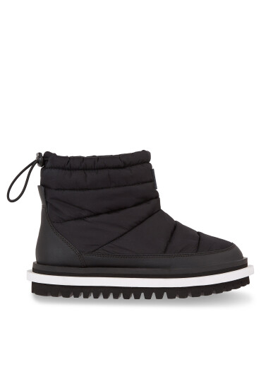 Tommy Jeans Боти Tjw Padded Flat Boot EN0EN02292 Черен - Mera.bg