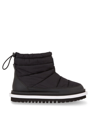 Tommy Jeans Боти Tjw Padded Flat Boot EN0EN02292 Черен - Mera.bg