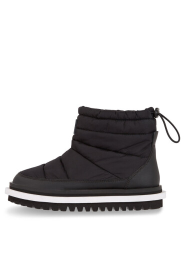 Tommy Jeans Боти Tjw Padded Flat Boot EN0EN02292 Черен - Mera.bg