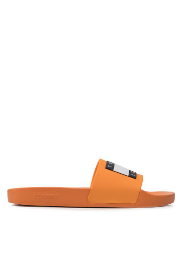 Tommy Jeans Чехли Mens Flag Pool Slide EM0EM01021 Sun Kissed Orange SE8 - Mera.bg