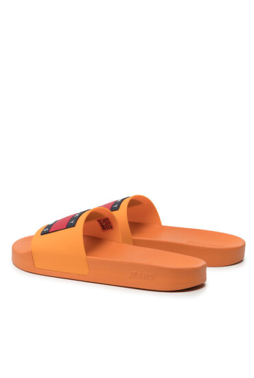 Tommy Jeans Чехли Mens Flag Pool Slide EM0EM01021 Sun Kissed Orange SE8 - Mera.bg