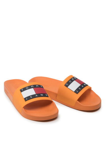 Tommy Jeans Чехли Mens Flag Pool Slide EM0EM01021 Sun Kissed Orange SE8 - Mera.bg