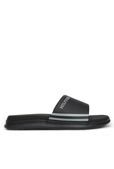 Tommy Jeans Чехли Dual Density Hilifger Pool Slide FM0FM05017 Черен - Mera.bg